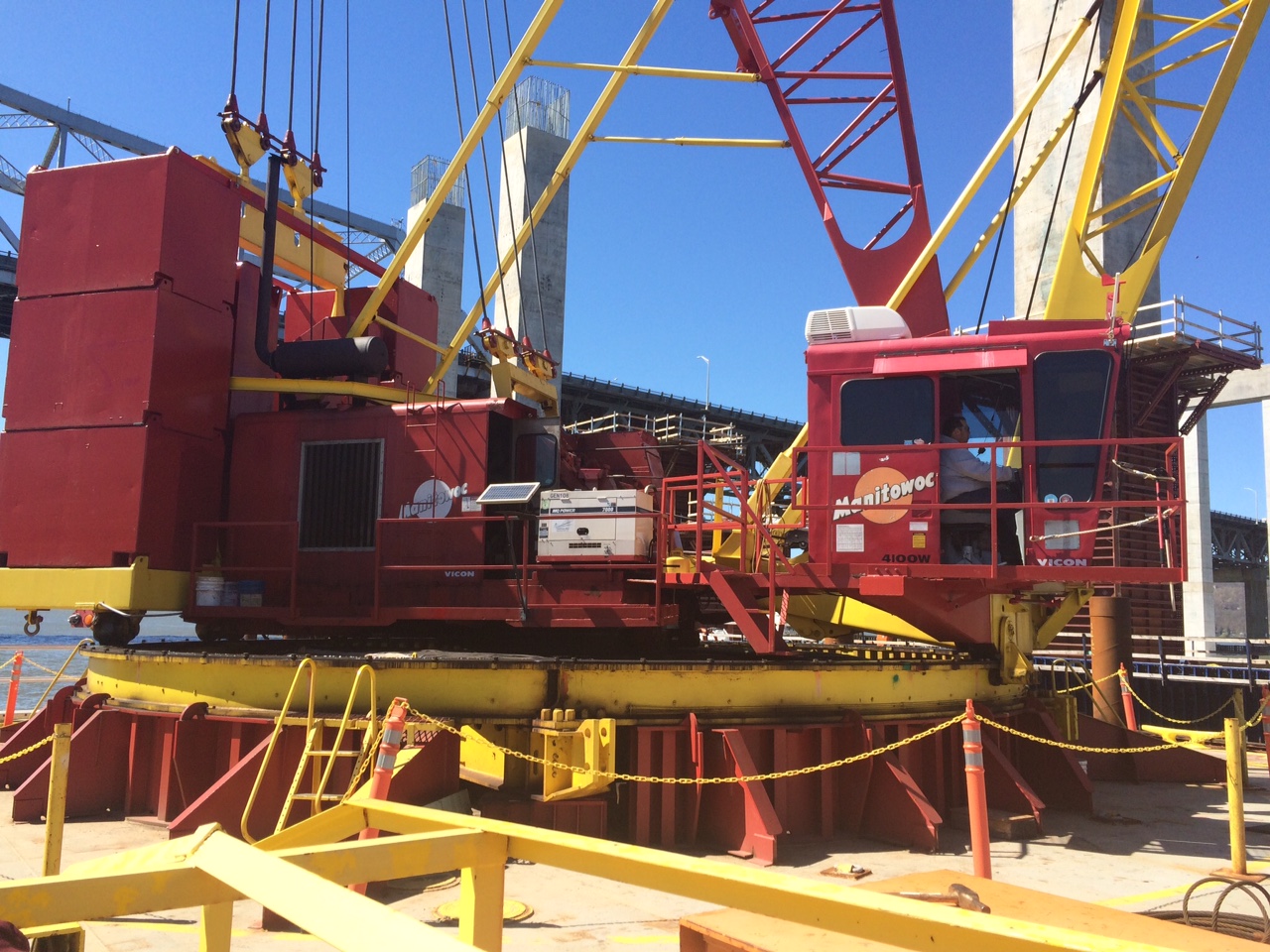 4100 Ringer Close up of cab side Traylor Equipment